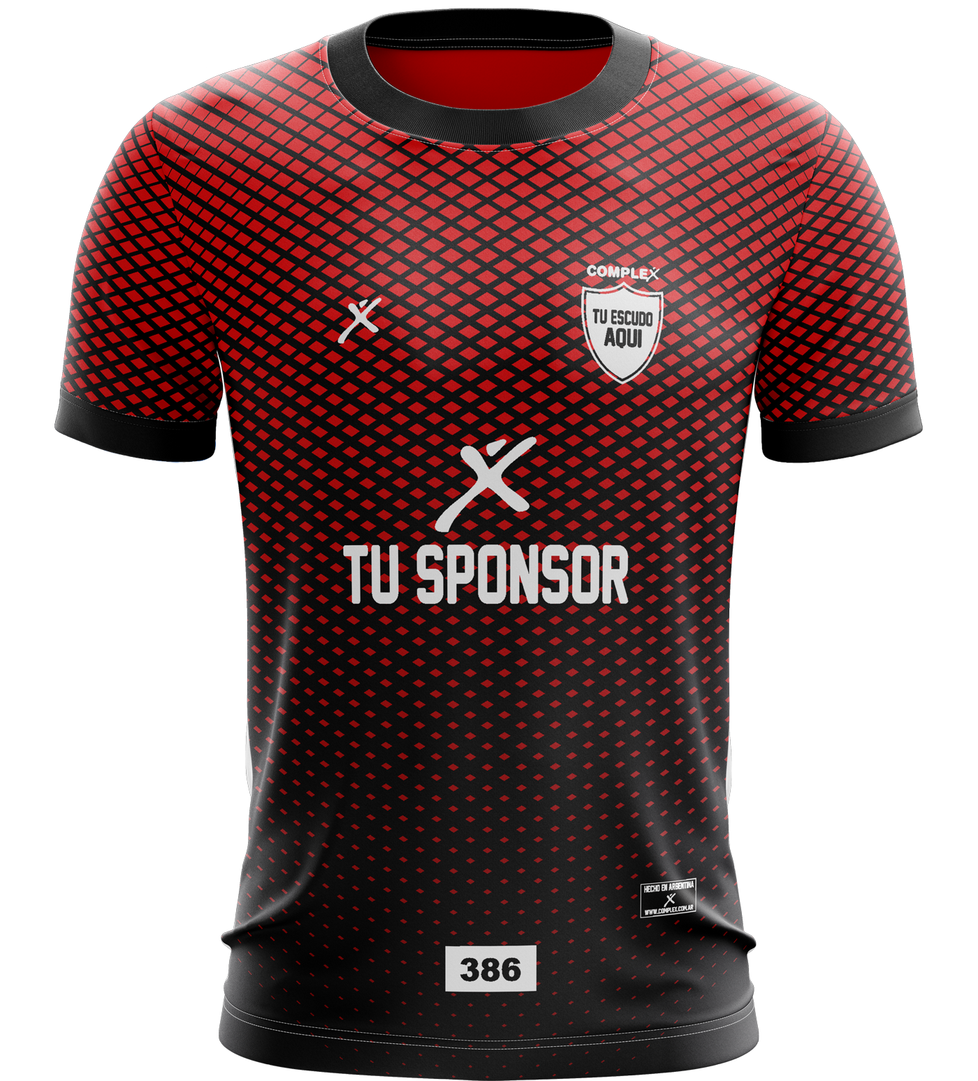 camiseta personalizada para equipos futbol deporte